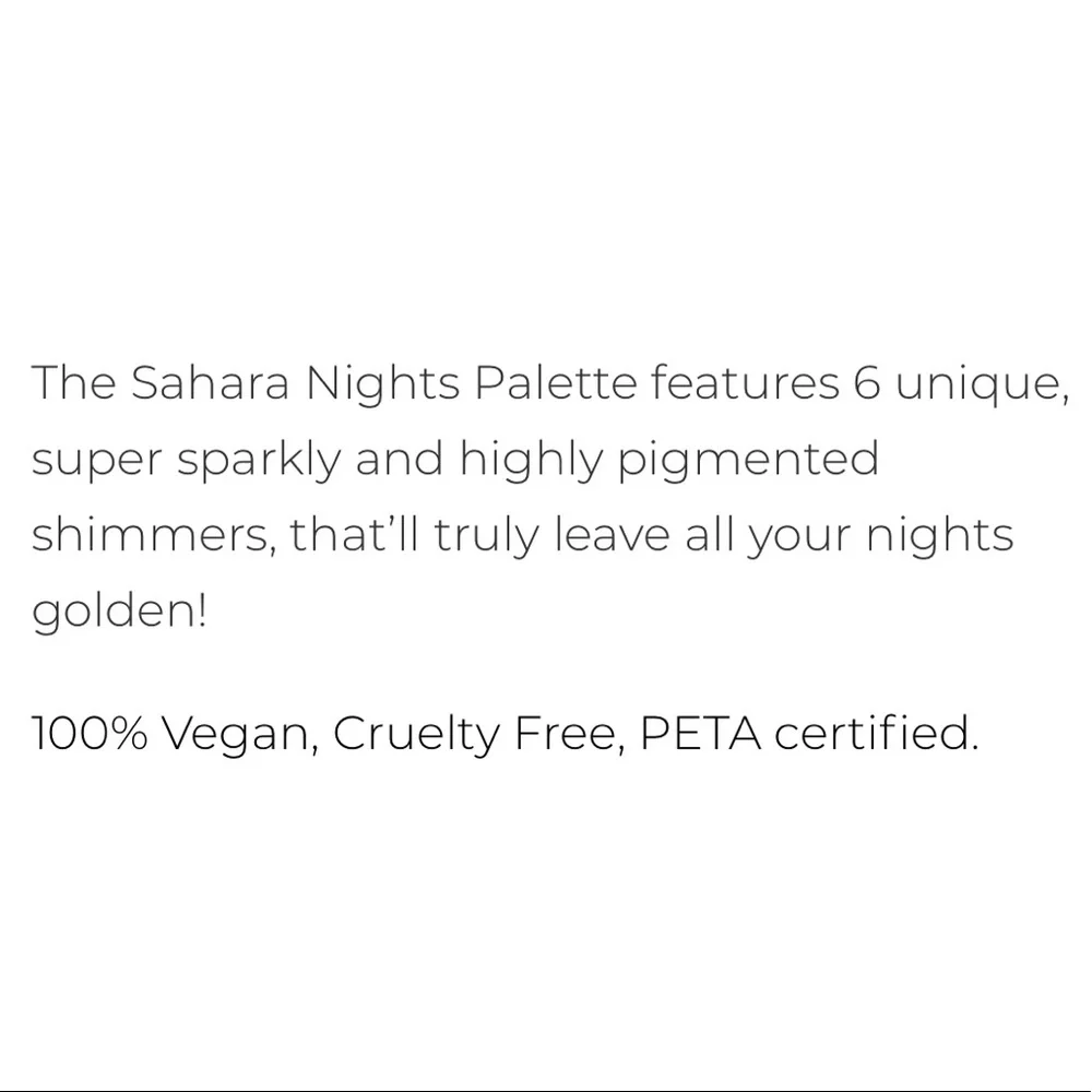 NEW Eloise The Sahara Nights Palette